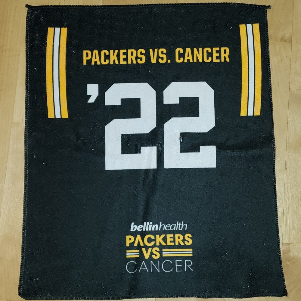 Green Bay Packers "Packers vs. Cancer '22" Rally Towel